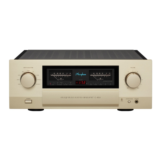 Accuphase E-460 Manuale