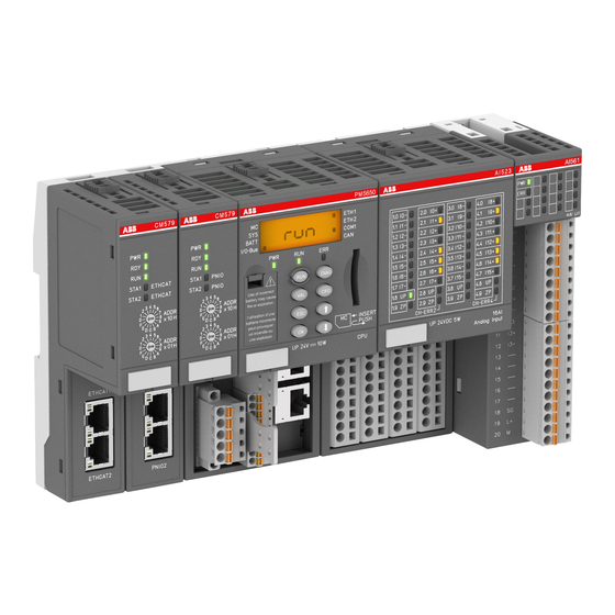 ABB AC500 Series Installatie- en configuratiehandleiding