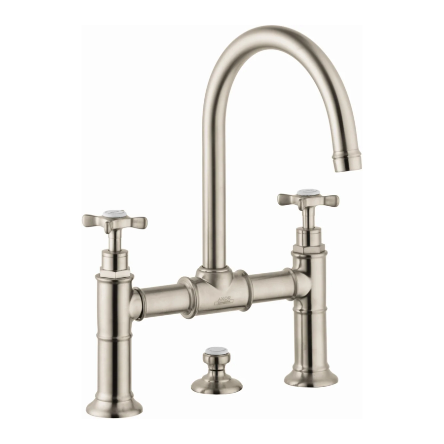 Axor Polished Nickel 16510831 Ficha de especificações