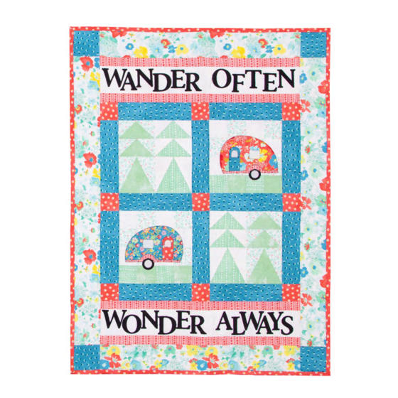 AccuQuilt GO! Wander Wall Hanging Gebruiksaanwijzing