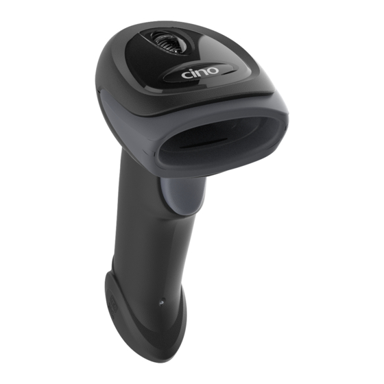 Cino FuzzyScan F400 Series Краткое руководство по эксплуатации