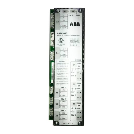 ABB ACS800 Multidrive ハードウェアマニュアル