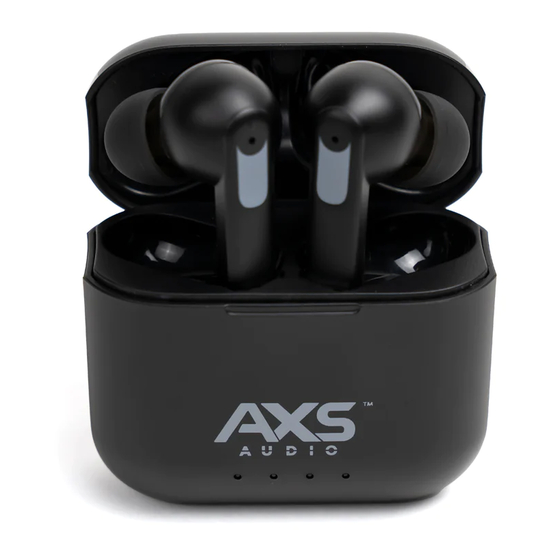 AXS AUDIO Earbuds Panduan Pengguna