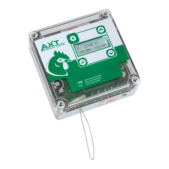 AXT ELECTRONIC VSE Manuale di installazione