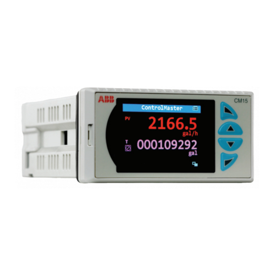 ABB ControlMaster CM10 Instruções