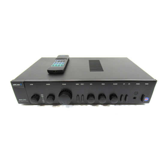 Arcam Xeta 290P Manual