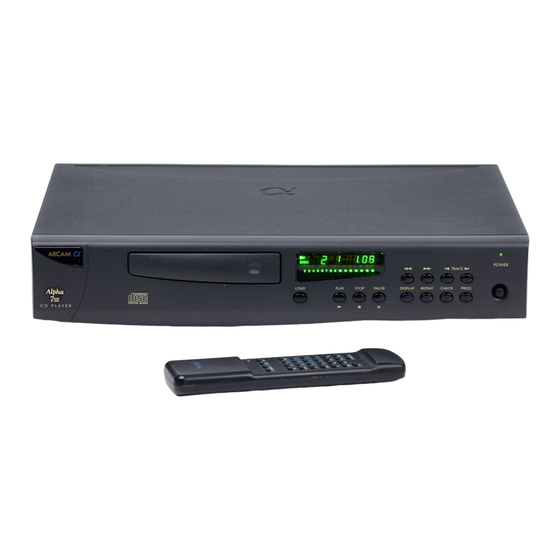 Arcam Alpha 7SE Manuale