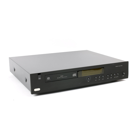 Arcam FMJ CD37 브로셔