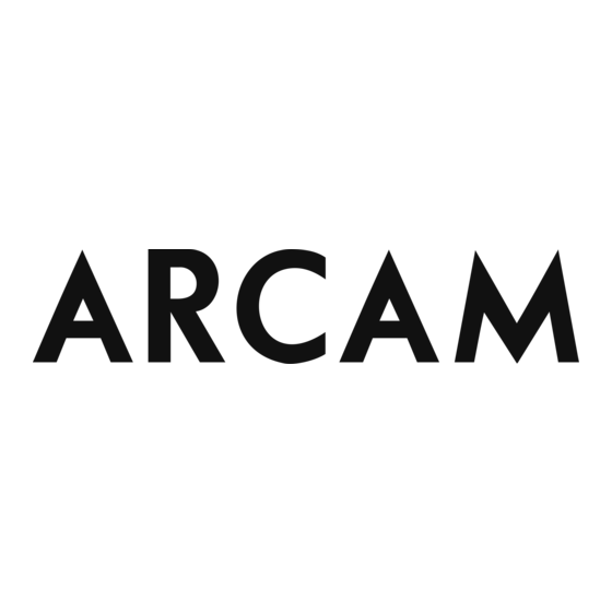 Arcam irDAC Connections And Quickstart Manual