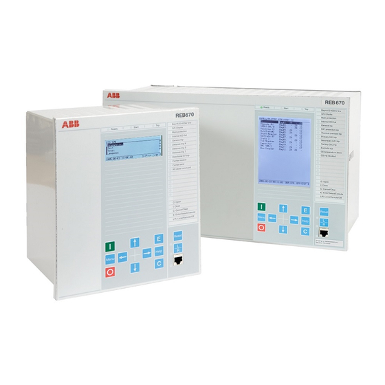 ABB IED 670 시작하기 매뉴얼