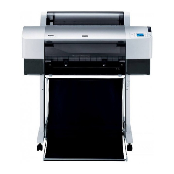 Epson 7800 - Stylus Pro Color Inkjet Printer Manuale di riferimento rapido