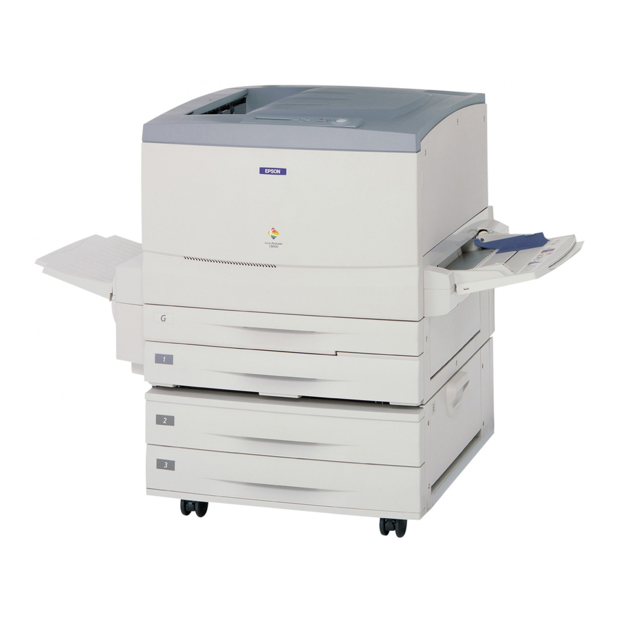 Epson AcuLaser C8600 Manuel de configuration