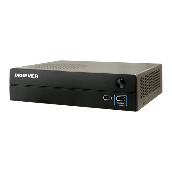 Digiever DS-1100 Pro Series Snelle installatiehandleiding