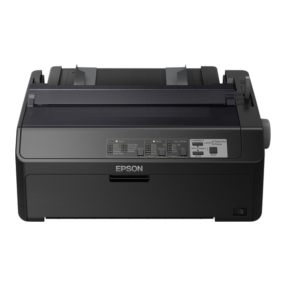 Epson C11CF39202 クイック・スタート・マニュアル