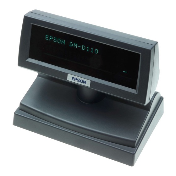 Epson DM-D110 Series Manual do utilizador