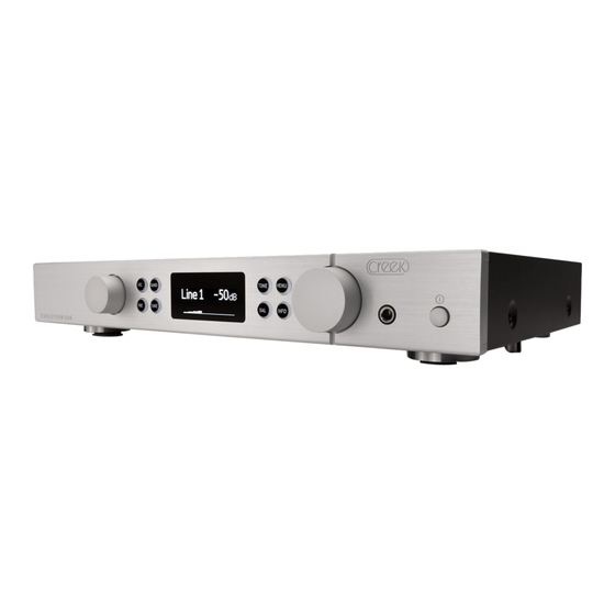 Creek Audio EVOLUTION 50A Kullanım Kılavuzu