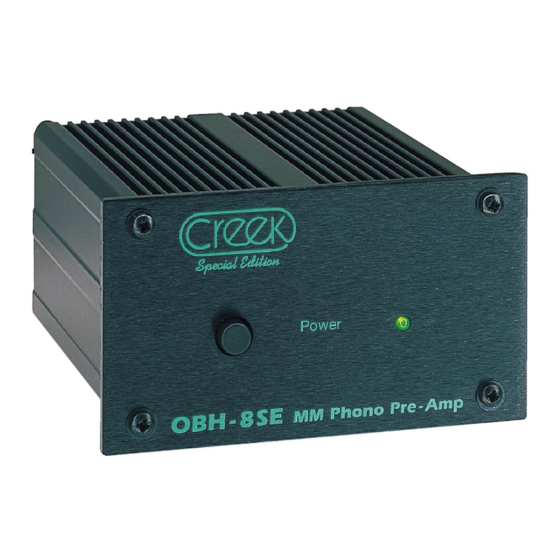 Creek Audio OBH-9 Mode d'emploi