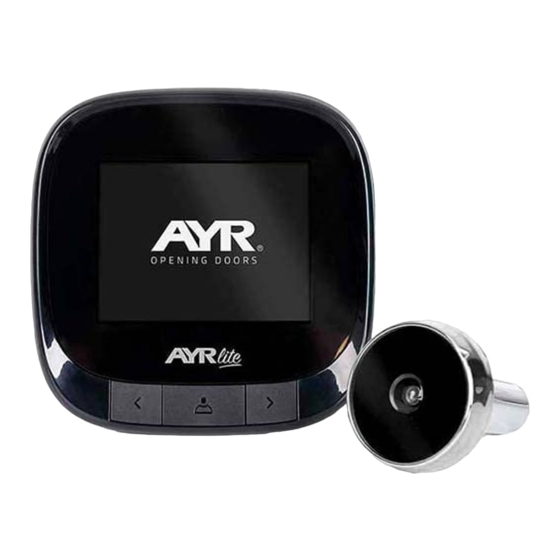 AYR lite 9001 Gebruikershandleiding