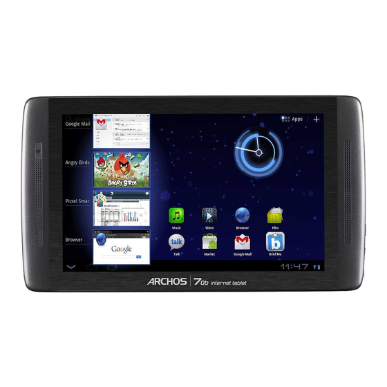 Archos 101 G9 Kullanıcı Kılavuzu