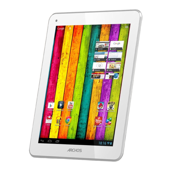 Archos 80 Titanium Manuel