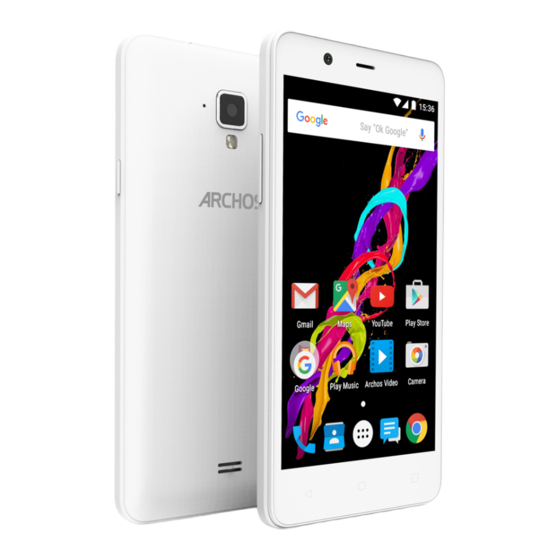 Archos 50 Titanium 4G Manual