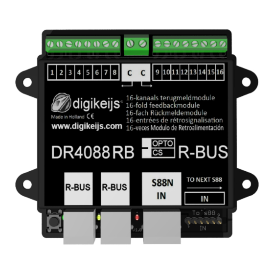 Digikeijs DR4088RB-OPTO Kullanım Kılavuzu