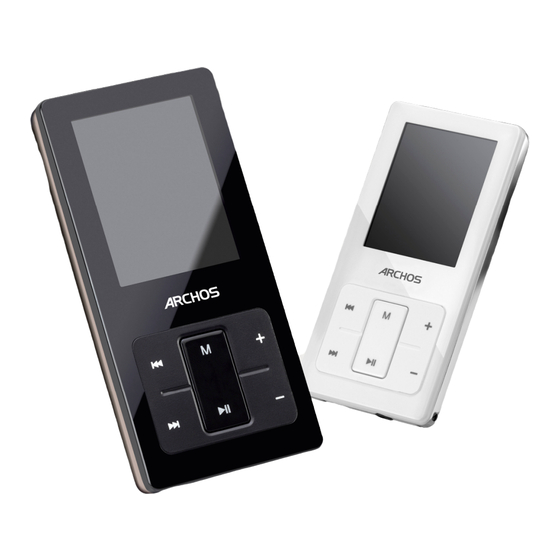 Archos MiniCDRW 2 Panduan Pengguna