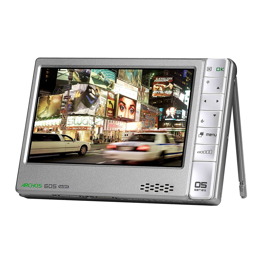 Archos 500876 Kullanıcı Kılavuzu