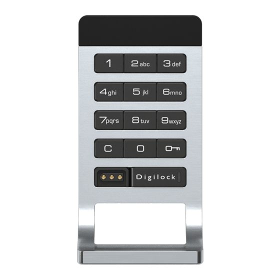 Digilock Curve Manual do produto