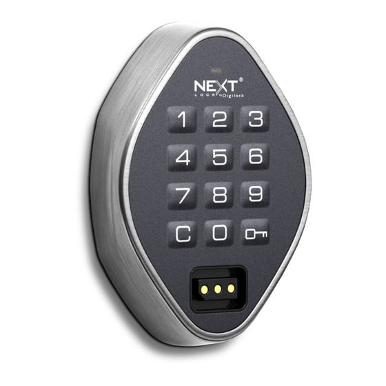 Digilock Next Lock Range Oval 제품 설명서