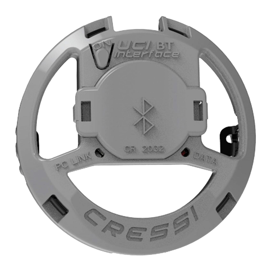 Cressi Bluetooth Interface Manual