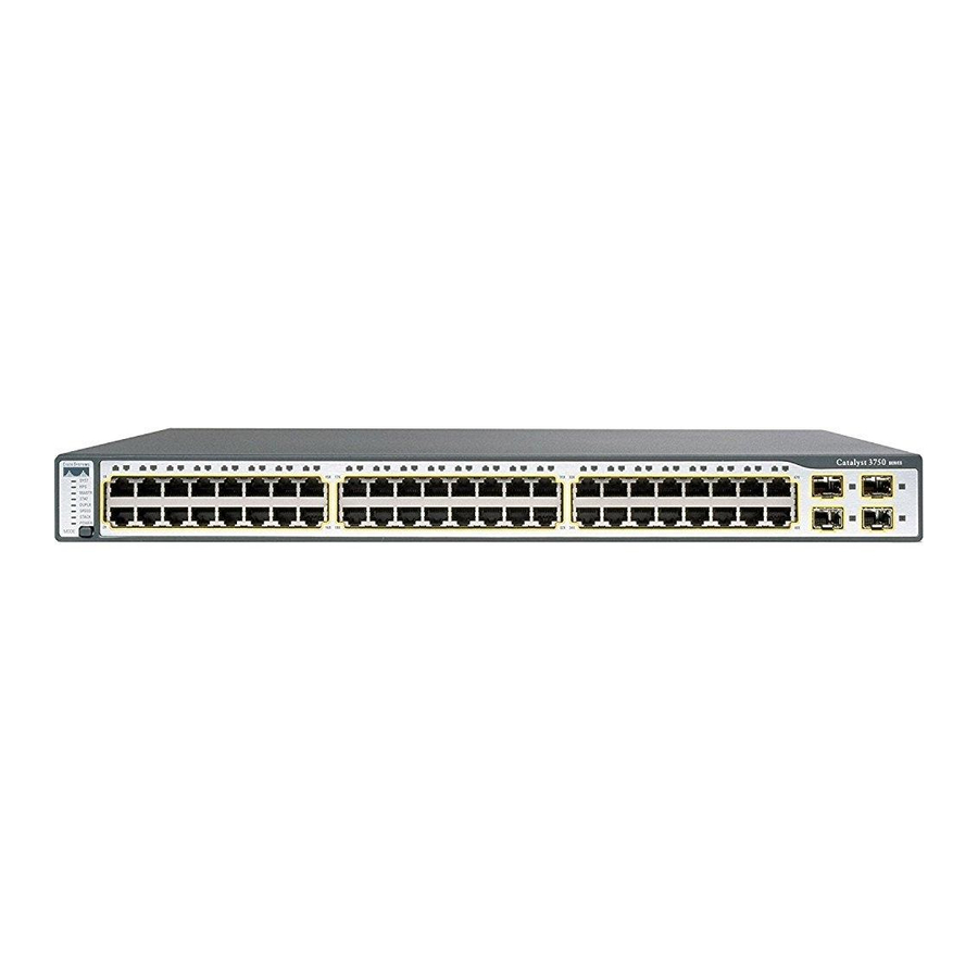 Cisco 3750 - Catalyst EMI Switch Product ondersteunings bulletin