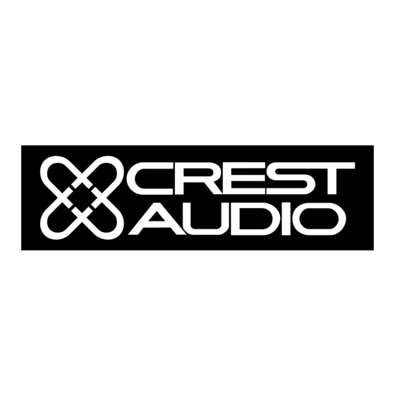 Crest Audio CENTURY GTX Технические данные