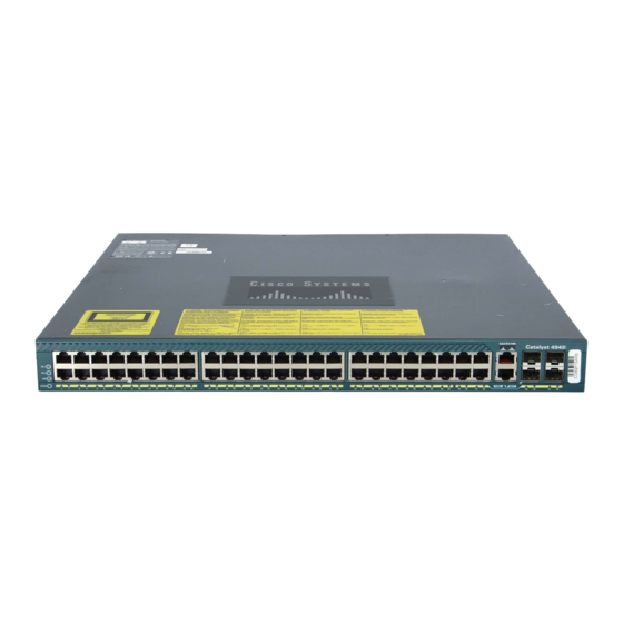 Cisco 4948-10GE - Catalyst Switch Технічний паспорт