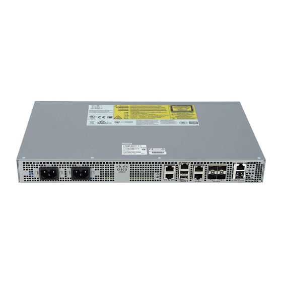 Cisco ASR 920 series Podręcznik