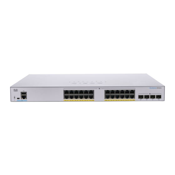 Cisco Business 250-16T-2G Посібник із швидкого старту