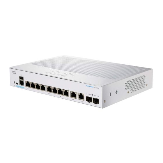 Cisco Business CBS250-16T-2G Посібники з швидкого старту