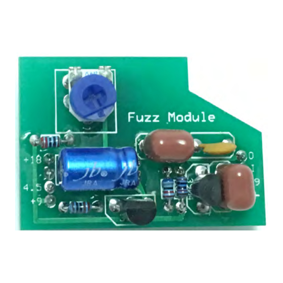 BYOC Crown Jewel Fuzz Manuel d'instructions