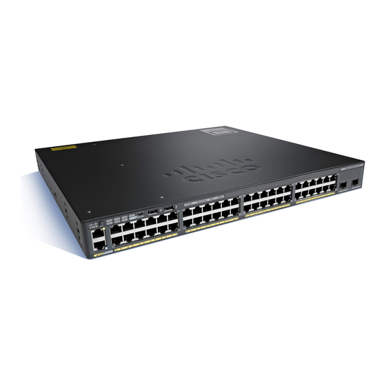 Cisco Catalyst 2960-XR Panduan Pemasangan Perangkat Keras