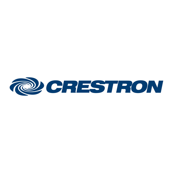 Crestron TPMC-V12 & TPMC-V15 Hızlı Başlangıç Kılavuzu