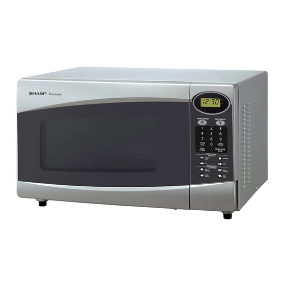 Sharp Carousel R-330J(S) Manuel d'utilisation et livre de recettes