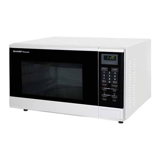 Sharp Carousel R-340R Manuel d'utilisation et livre de recettes