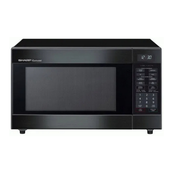 Sharp Carousel R-395NS Manual de instrucciones y libro de cocina