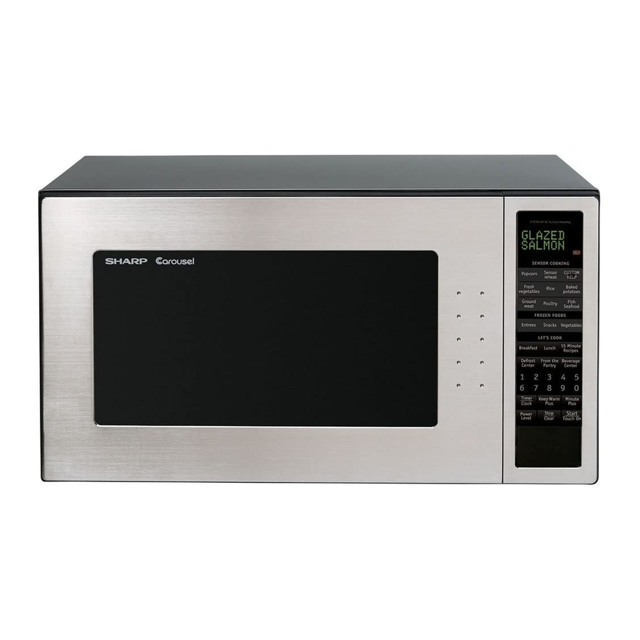 Sharp CAROUSEL R-530E Manuale di cucina