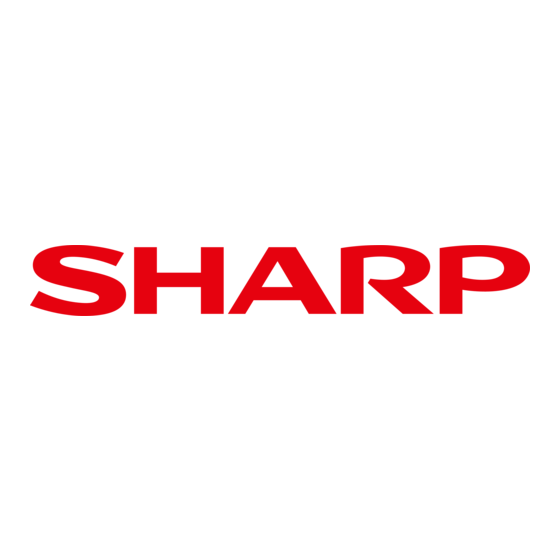 Sharp 32BG3I Краткое руководство по эксплуатации
