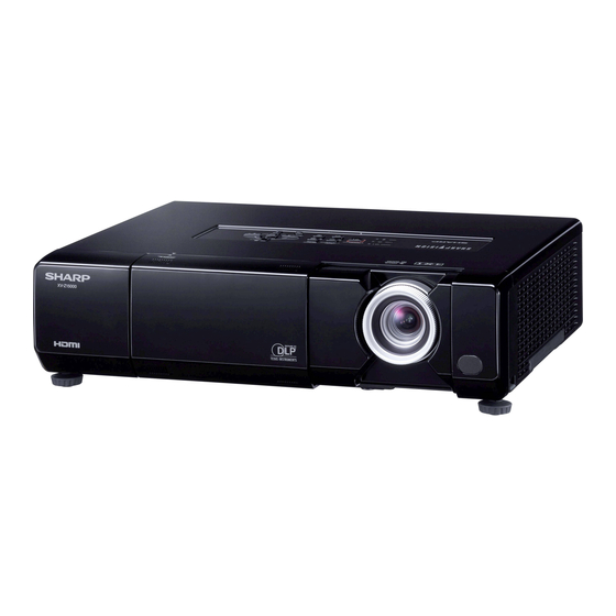 Sharp XV-Z15000 - DLP Projector - HD 1080p Specyfikacje