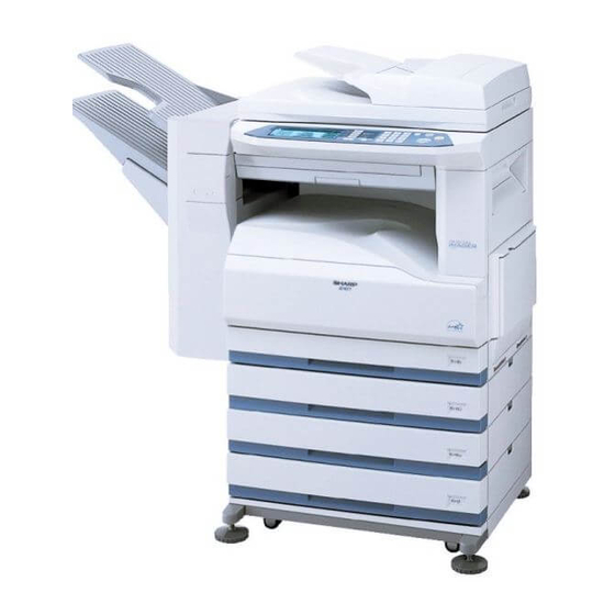 Sharp AR M277 - B/W Laser - Copier 소프트웨어 설정 매뉴얼