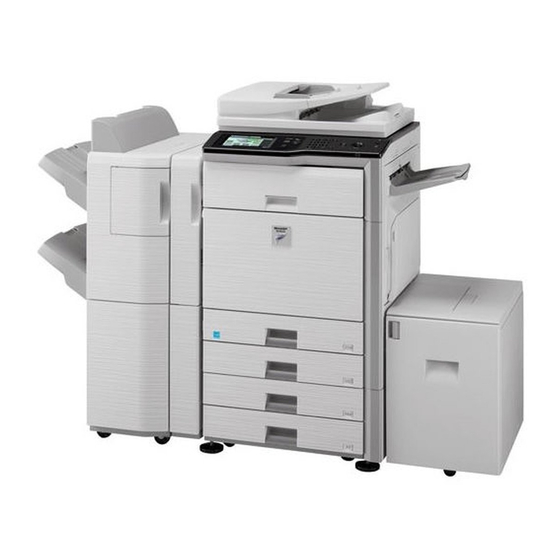 Sharp MX-M503N Veiligheidshandboek