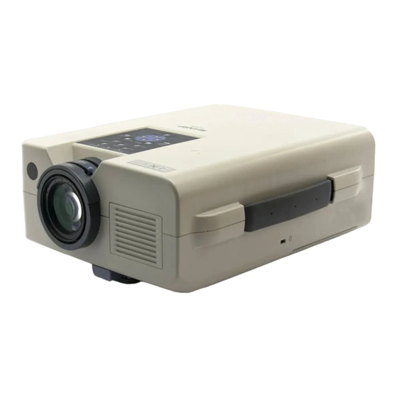 Sharp PG-D120U - Pro - LCD Projector Manuale operativo