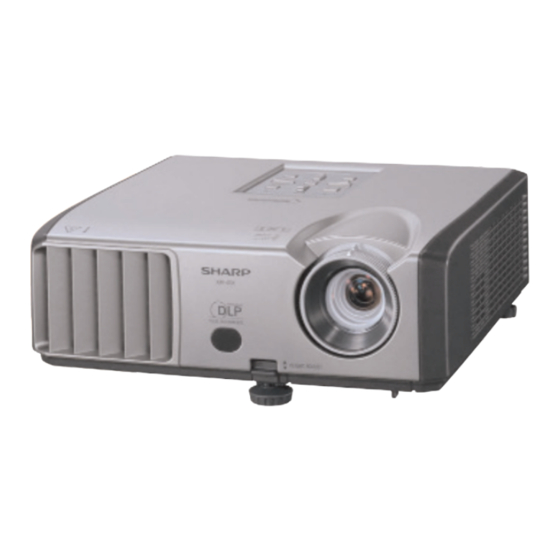 Sharp XR40X - XGA DLP Projector 사양